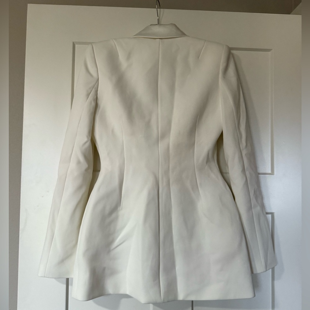 Nadine Merabi MONICA WHITE BLAZER DRESS US 4 S - Picture 3 of 14